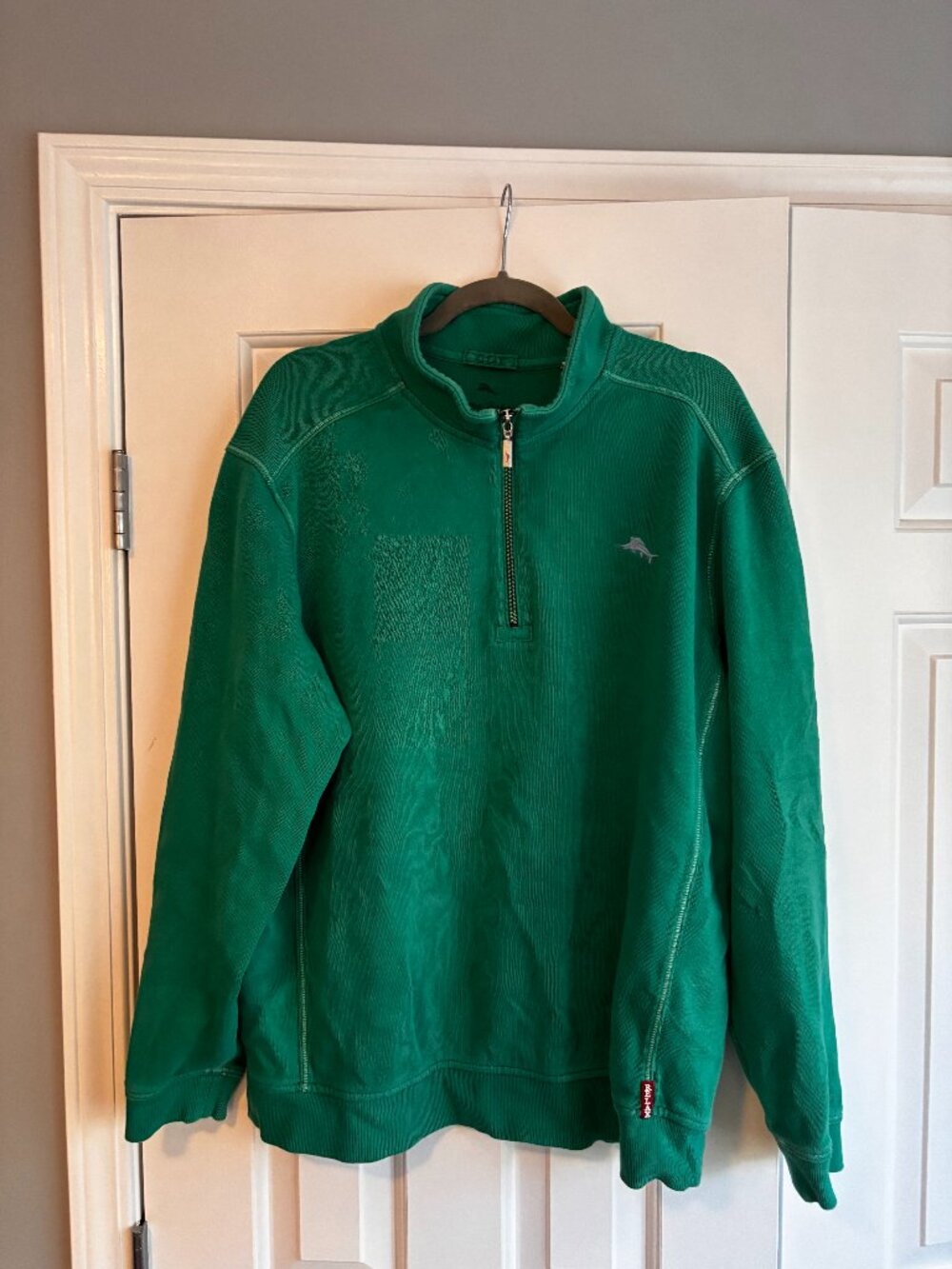 Green Tommy Bahama Quarter Zip